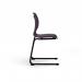 Zara - Multi-Purpose Chair Grape, Reverse Cantilever Black Base ZAR102-GP-K