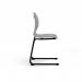 Zara - Multi-Purpose Chair Grey, Reverse Cantilever Black Base ZAR102-GR-K
