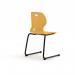 Zara - Multi-Purpose Chair Marigold, Reverse Cantilever Black Base ZAR102-MG-K