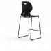 Zara - Multi-Purpose Chair Anthracite, Stool Sled Black Base ZAR103-AR-K