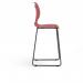 Zara - Multi-Purpose Chair Coral, Stool Sled Black Base ZAR103-CR-K