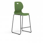 Zara - Multi-Purpose Chair Forest, Stool Sled Black Base ZAR103-FR-K