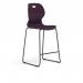 Zara - Multi-Purpose Chair Grape, Stool Sled Black Base ZAR103-GP-K