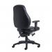 Zeus medium back 24hr task chair - black faux leather ZEU200K2