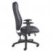 Zeus high back 24hr task chair - black faux leather ZEU300K2