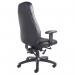 Zeus high back 24hr task chair - black faux leather ZEU300K2