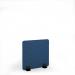 Zigzag Acoustic Floor Standing Black Metal Base Legs 1200w 1200h - Blue ZFSC1200-K-MF-BL