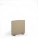 Zigzag Acoustic Floor Standing Silver Metal Base Legs 1200w 1200h - Dark Camel ZFSC1200-S-MF-DC