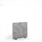 Zigzag Acoustic Floor Standing Silver Metal Base Legs 1200w 1200h - Dark Silver Grey ZFSC1200-S-MF-DG