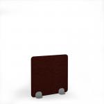 Zigzag Acoustic Floor Standing Silver Metal Base Legs 1200w 1200h - Maroon ZFSC1200-S-MF-MA