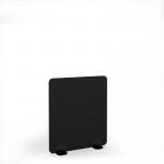 Zigzag Acoustic Floor Standing Black Metal Base Legs 1200w 1400h - Black ZFSC1400-K-MF-BK