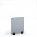 Zigzag Acoustic Floor Standing Black Metal Base Legs 1200w 1400h - Light Grey ZFSC1400-K-MF-LG