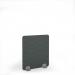 Zigzag Acoustic Floor Standing Silver Metal Base Legs 1200w 1400h - Moonlight Grey ZFSC1400-S-MF-MG