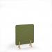 Zigzag Acoustic Floor Standing Screen Wooden Legs 1200w 1400h - Reed Green ZFSC1400-WF-RG