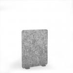 Zigzag Acoustic Floor Standing Silver Metal Base Legs 1200w 1600h - Dark Silver Grey ZFSC1600-S-MF-DG