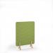 Zigzag Acoustic Floor Standing Screen Wooden Legs 1200w 1600h - Fruit Green ZFSC1600-WF-FG