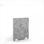 Zigzag Acoustic Floor Standing White Metal Base Legs 1200w 1600h - Dark Silver Grey ZFSC1600-WH-MF-DG