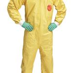 Dupont Tyche 2000C CHA5 Hooded Coverall Yellow S DPT00462