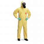 Dupont Tyche 2000C CHA5 Hooded Coverall Yellow S TYCBSS DPT00462