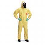 Dupont Tyche 2000C CHA5 Hooded Coverall Yellow L TYCBSL DPT00464