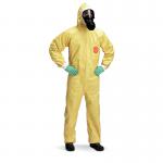 Dupont Tyche 2000C CHA5 Hooded Coverall Yellow XL TYCBSXL DPT00465