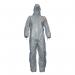 Dupont Tyche 6000F Hooded Coverall Grey L TYFBSL DPT00474