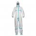 Dupont Tyvek 600 Plus Hooded Coverall with Socks White Small White S DPT00759