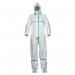 Dupont Tyvek 600 Plus Hooded Coverall with Socks White Small White S DPT00759