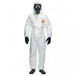 Dupont Tyche 4000S CHZ5 Hooded Coverall White S TY4000BSS DPT01239