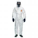 Dupont Tyche 4000S CHZ5 Hooded Coverall White 2XL TY4000BS2XL DPT01243