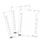 Durable Insert Sheets for Ticket Holder 140/90 x 65mm - Pack of 80 Inserts 101002
