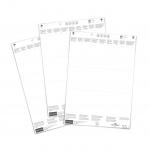 Durable Insert Sheets for Ticket Holder 210 x 74mm Pack of 20 102802