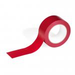 Durable DURALINE Strong Removable PVC Floor Marking Tape - 50mm x 33m - Red 104403