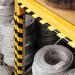 Durable Adhesive Warning Corner Impact Protection Profiles C25R - 1 Metre 