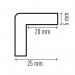 Durable Magnetic Corner Protection Profile C20 - High-Impact Edge Protection 1M 1111130