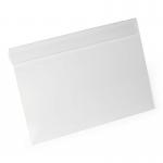 Durable Clip-On Ticket Label Holder Document Pocket - 10 Pack - A4 116319