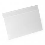Durable Clip-On Ticket Label Holder Document Pocket - 10 Pack - A4 116319