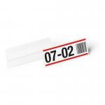 Durable Self Adhesive Ticket Label Holder Document Pocket - 10 Pack - 100 x 38mm 118019
