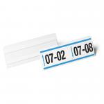 Durable Self Adhesive Ticket Label Holder Document Pocket - 10 Pack - 210 x 74mm 118219