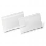 Durable Self Adhesive Ticket Label Holder Document Pocket - 10 Pack - A5 118319