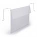 The photo shows a sturdy, clear A5 document pocket with 50 ticket holders hanging from durable wire. The pocket is attached to a warehouse sign, making it easy to display and organize important documents. The clear design allows for easy visibility and the durable materials ensure long-lasting use.