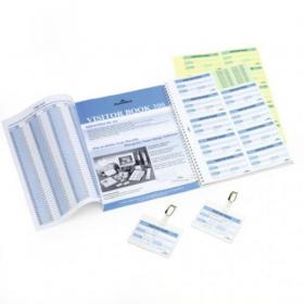 Durable GDPR Visitor Book Refill Pack - 300 Name Badges & Security Sheet - A4 146600