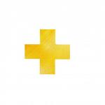 Durable Floor Marking Shape 'Cross' Yellow Pack of 10 170104