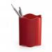 Durable TREND Pen Pot Pencil Holder Desk Tidy Organiser - 6 Pack - Red 1701235080