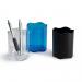 Durable TREND Pen Pot Pencil Holder Desk Tidy Organizer Cup - Transparent Blue 