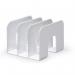 Durable TREND Magazine Stand Desk File Holder Book Organiser - 2 Pack - White 1701395010