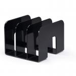 Durable TREND Magazine Stand Desk File Holder Book Organiser - 2 Pack - Black 1701395060