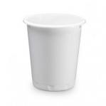 Durable Plastic Recycling Waste Paper Bin - 13 Litre - White 1701572010