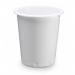 Durable Plastic Recycling Waste Paper Bin - 13 Litre - White 1701572010