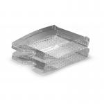 Durable TREND Stackable Letter Tray Paper File Organiser - 6 Pack - A4+ Clear 1701626400